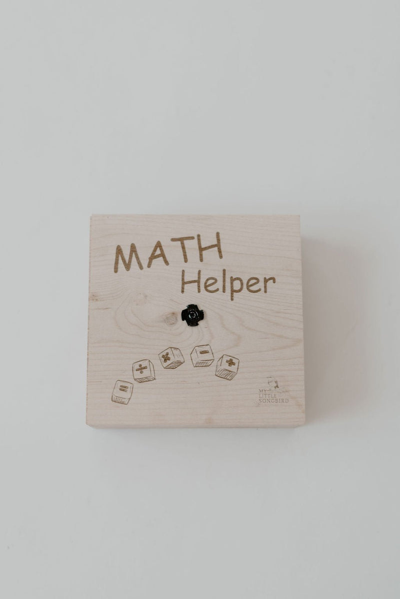 Wooden Math Helper Box | Montessori Learning Set-zoom-