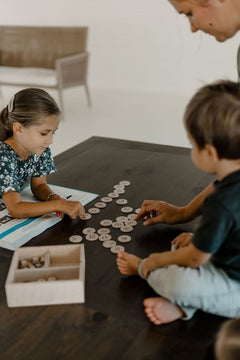 Wooden Math Helper Box | Montessori Learning Set - Aware House