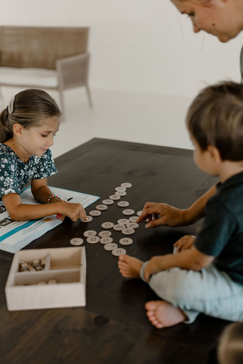 Wooden Math Helper Box | Montessori Learning Set-zoom-