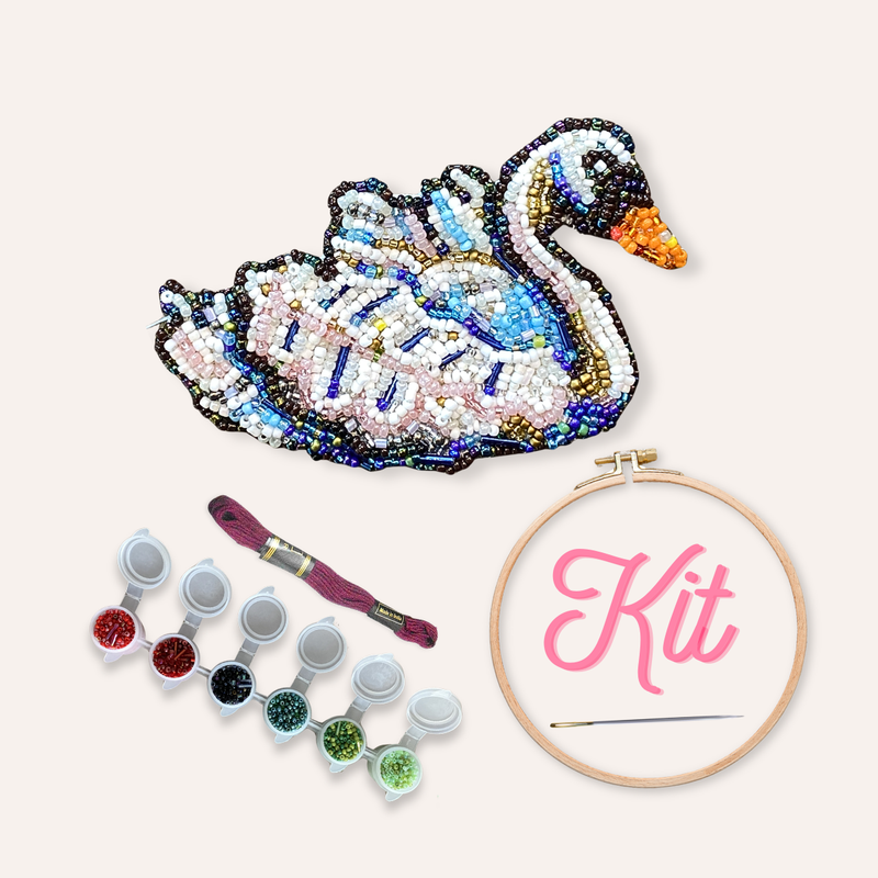 Swan Beaded Art Kit-zoom-