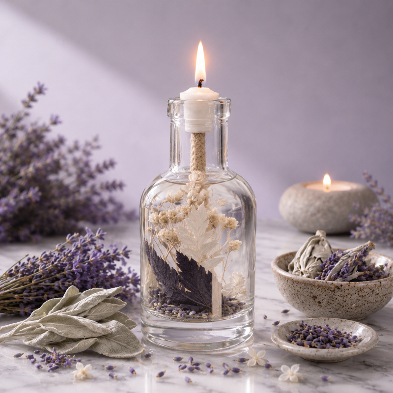 Gemini Oil Candle-zoom-