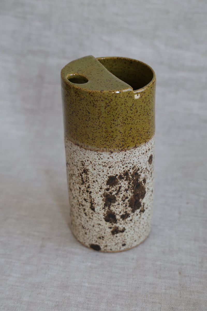 Olive & Quail Egg Speckled To-Go Cup | Ceramic Stoneware-zoom-