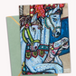 Carousel Horse Greeting Card Fine Art Print