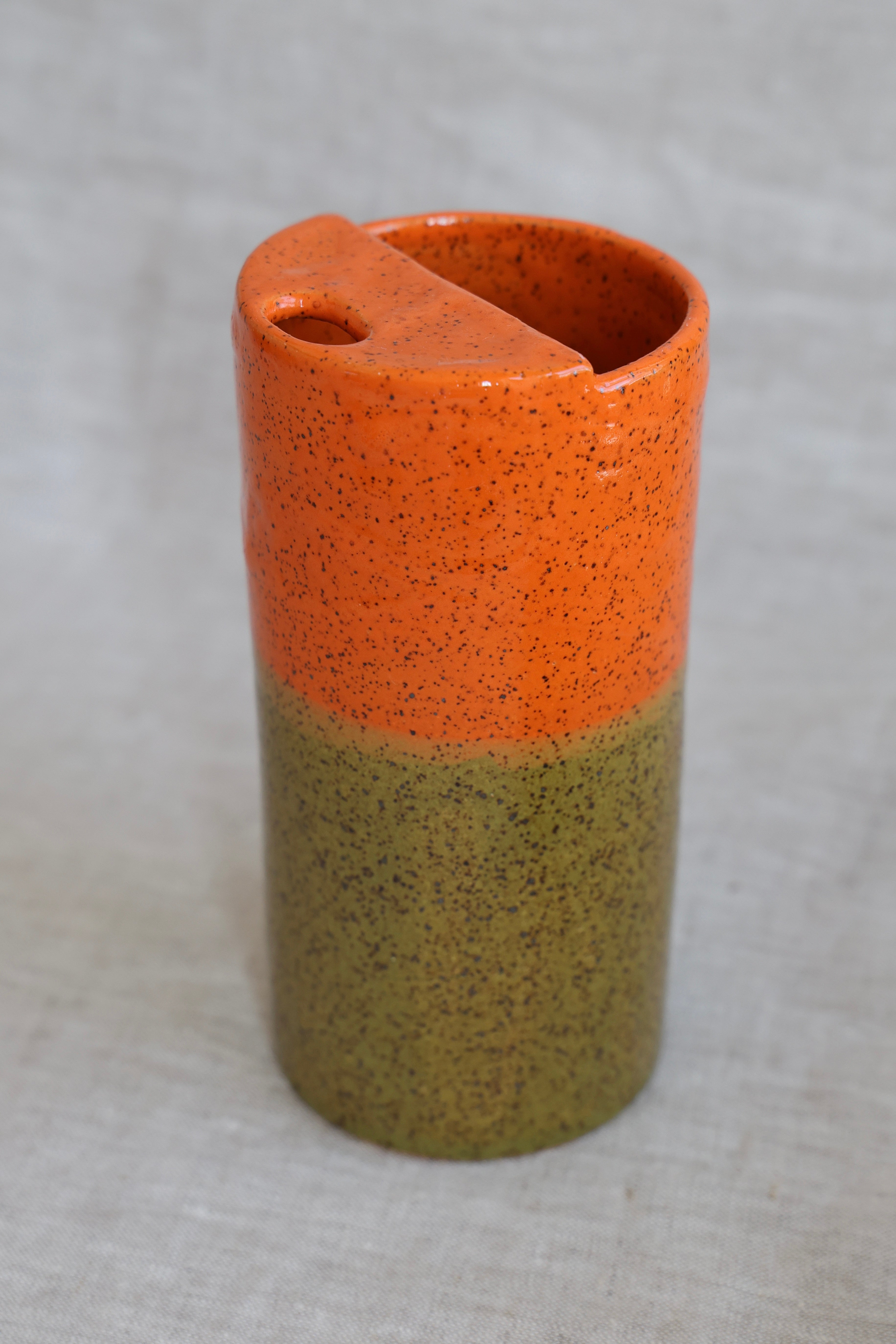 Olive & Pimento Speckled To-Go Cup | Ceramic Stoneware-zoom-2