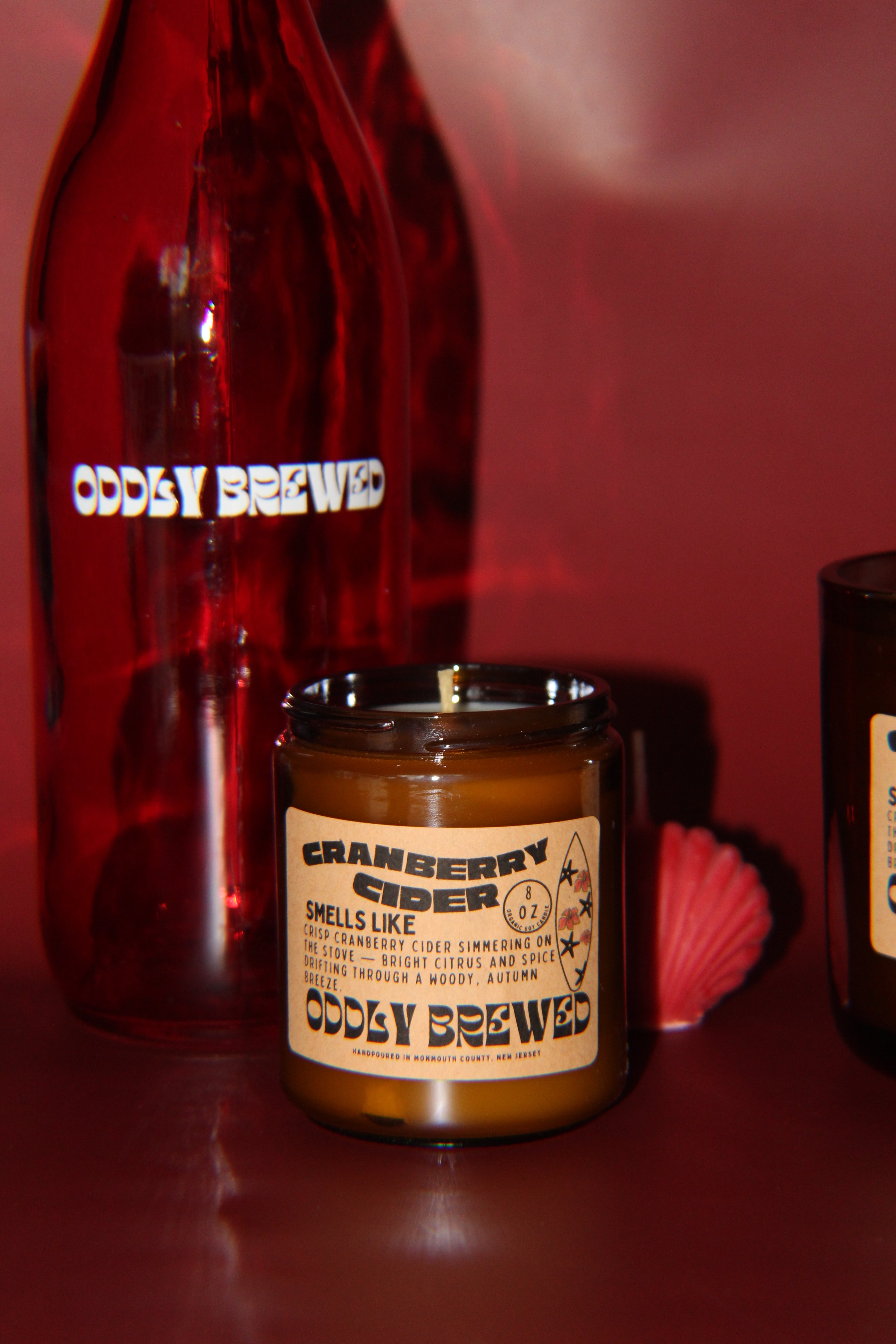 Cranberry Cider Soy Candle-zoom-5
