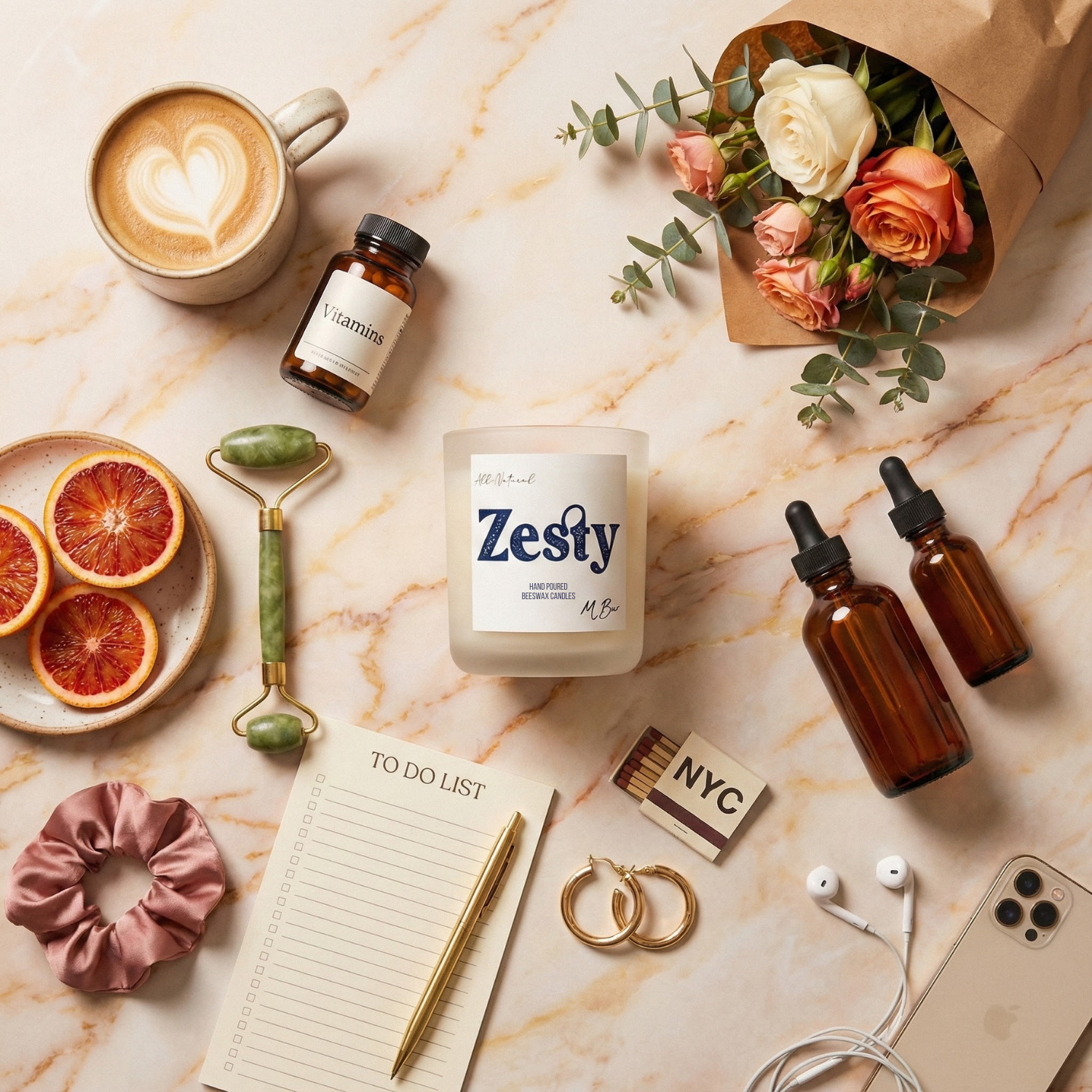 Zesty Beeswax Beeswax Candle-zoom-14