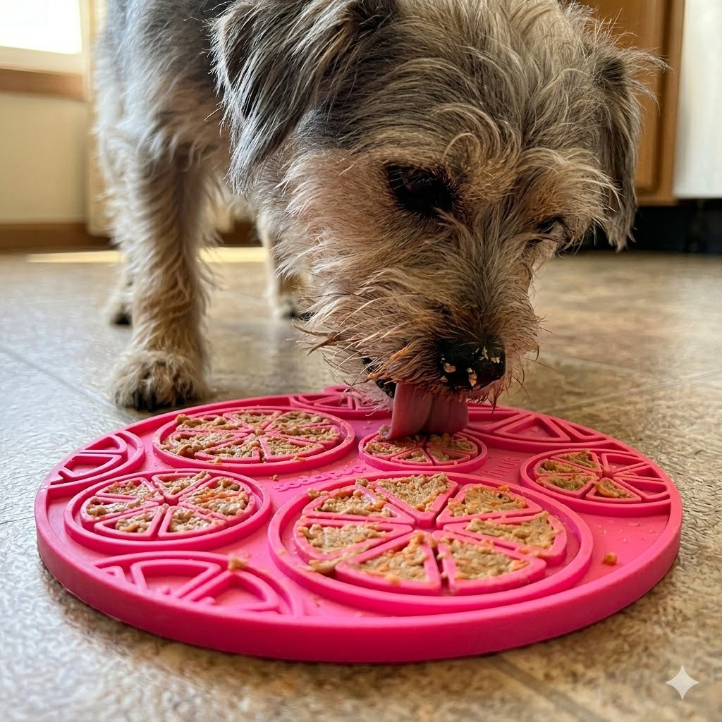 Citrus Design Lick Mat for Dogs and Cats-zoom-3