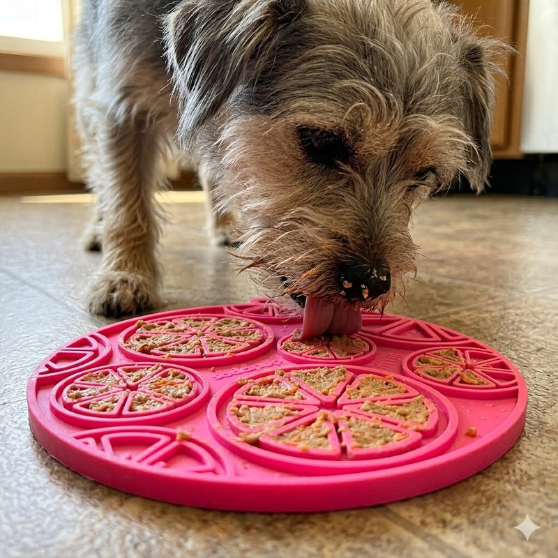 Citrus Design Lick Mat for Dogs and Cats-zoom-
