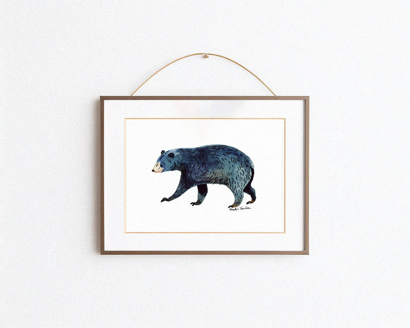 Black Bear Art Print-zoom-