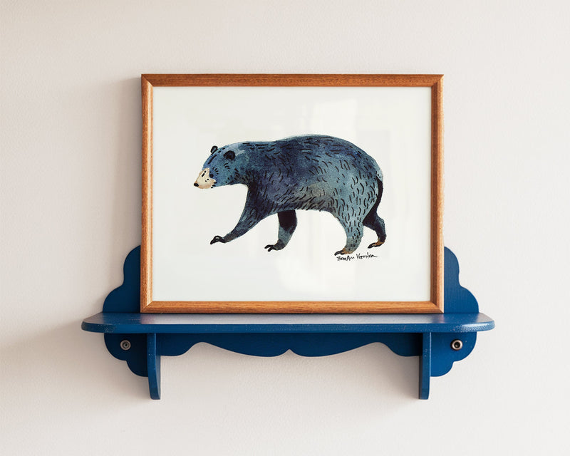 Black Bear Art Print-zoom-