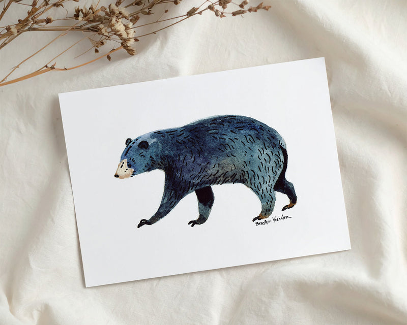 Black Bear Art Print-zoom-