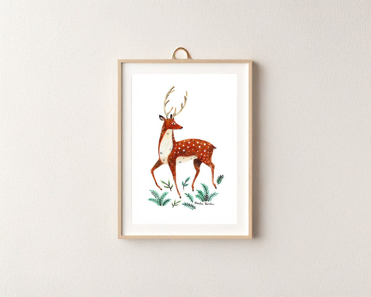 Deer Art Print-2