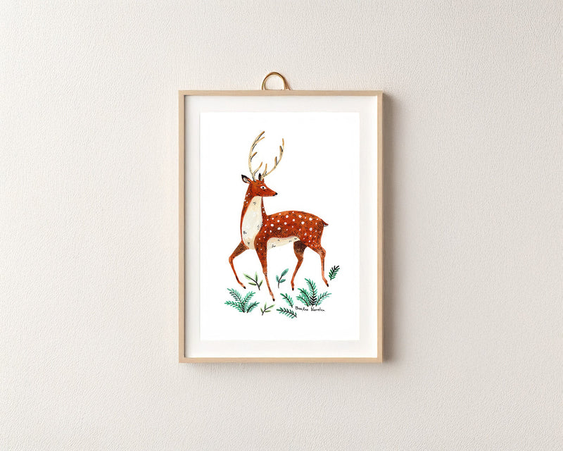 Deer Art Print-zoom-