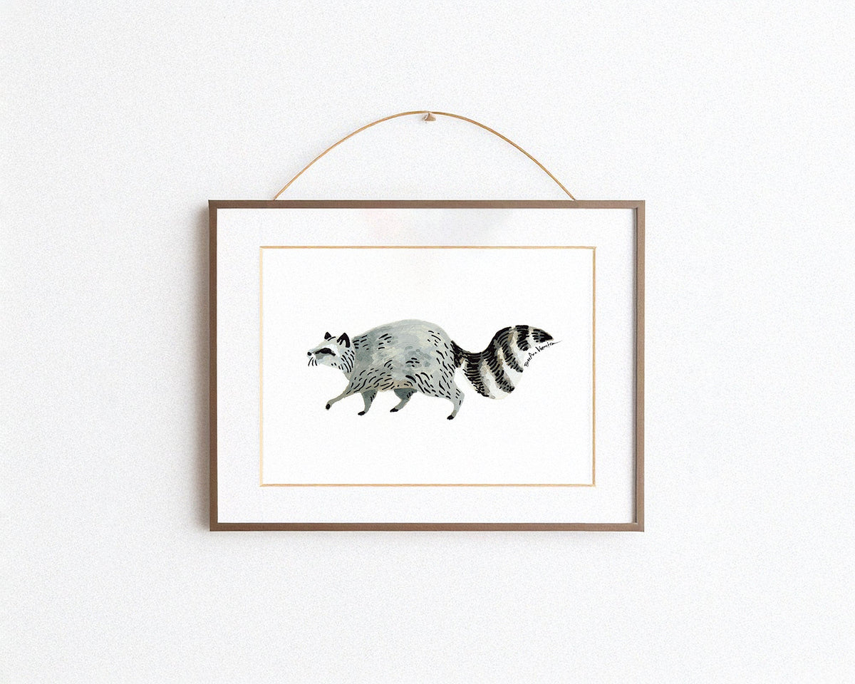 Raccoon Art Print-2