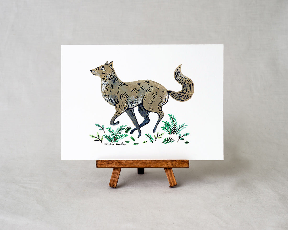 Gray Wolf Art Print-zoom-2