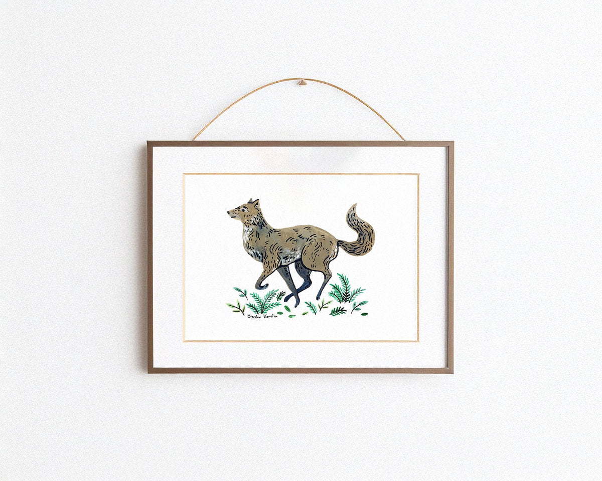Gray Wolf Art Print-zoom-3