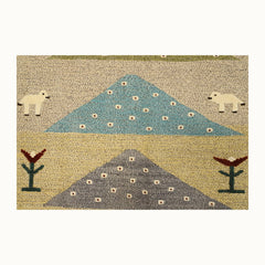 Mountain March Kids Rug | Handmade Wool Rug for Nursery, Playrooms & Children’s Rooms - Aware House