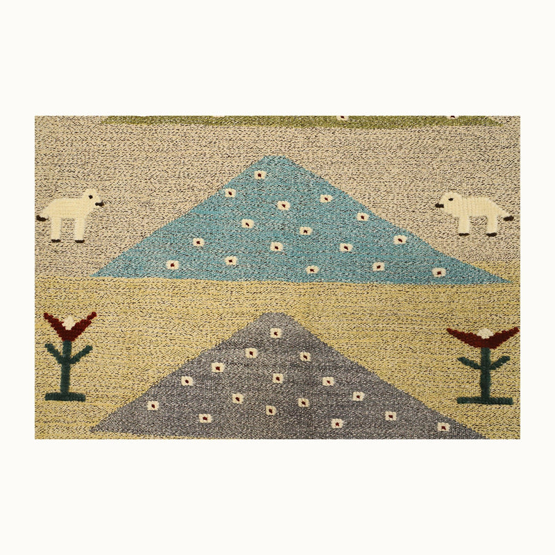 Mountain March Kids Rug | Handmade Wool Rug for Nursery, Playrooms & Children’s Rooms-zoom-