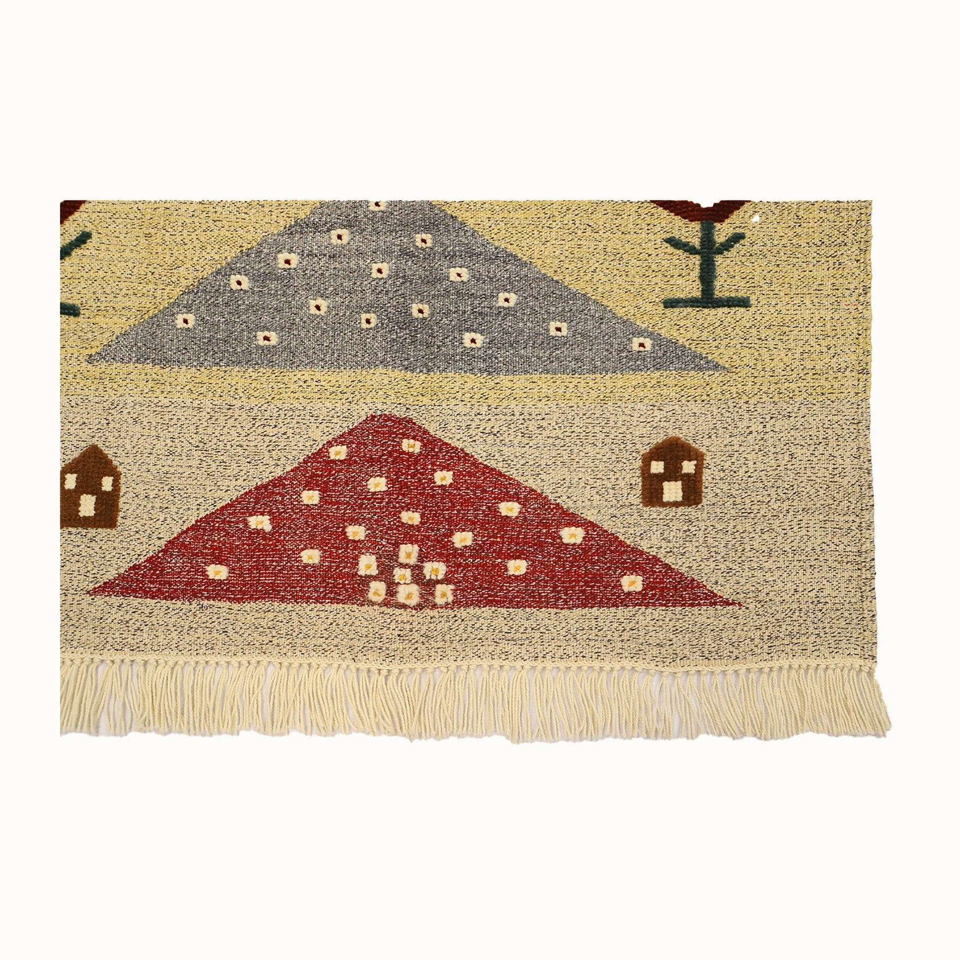 Mountain March Kids Rug | Handmade Wool Rug for Nursery, Playrooms & Children’s Rooms - Aware House