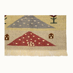 Mountain March Kids Rug | Handmade Wool Rug for Nursery, Playrooms & Children’s Rooms - Aware House