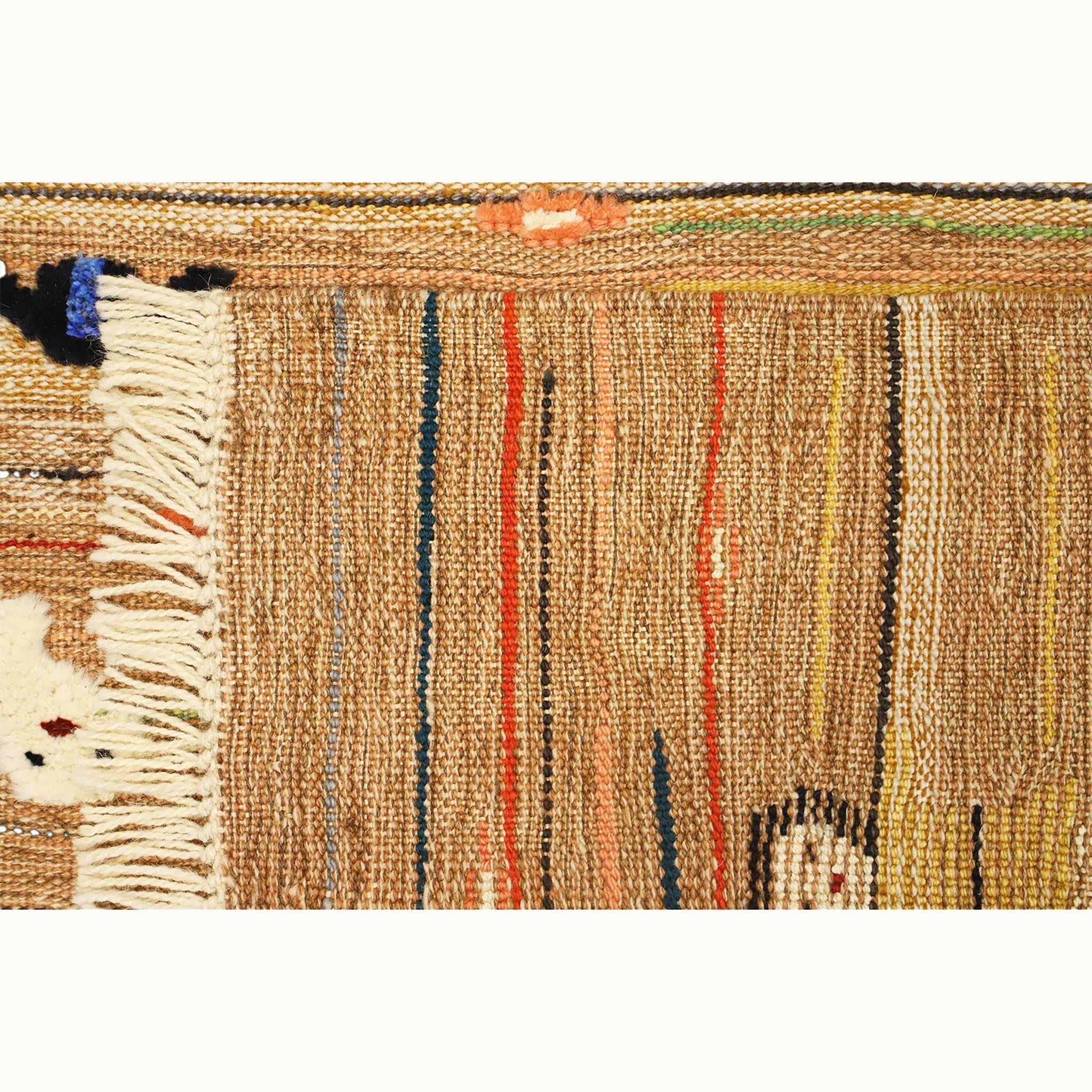 Peachy Path Kids Rug | Handmade Wool Rug for Nursery, Playrooms & Children’s Rooms - Aware House
