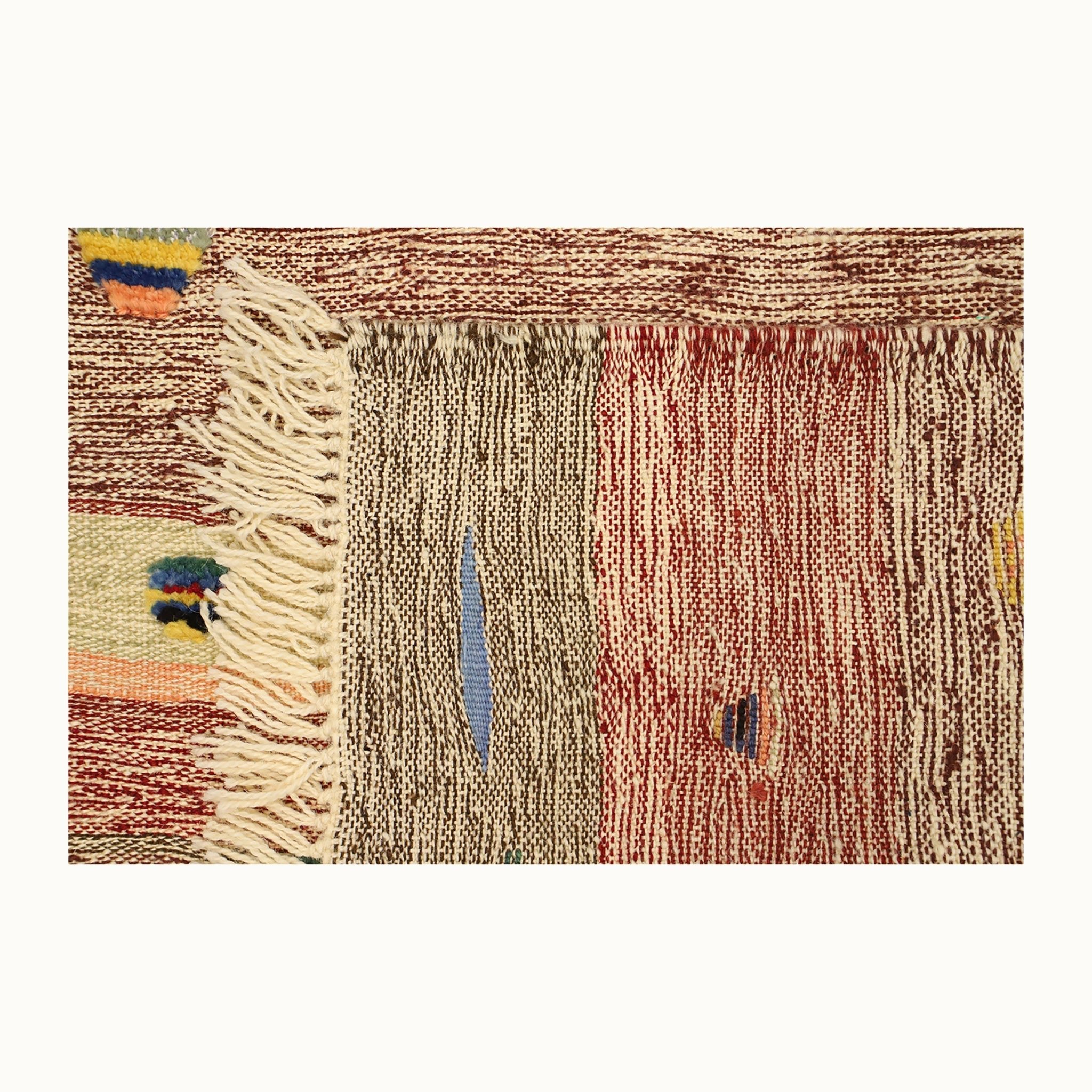 Mushroom Path Kids Rug | Handmade Wool Rug for Nursery, Playrooms & Children’s Rooms - Aware House