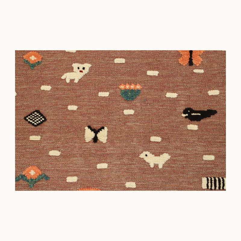 Little Friends Kids Rug | Handmade Wool Rug for Nursery, Playrooms & Children’s Rooms-zoom-