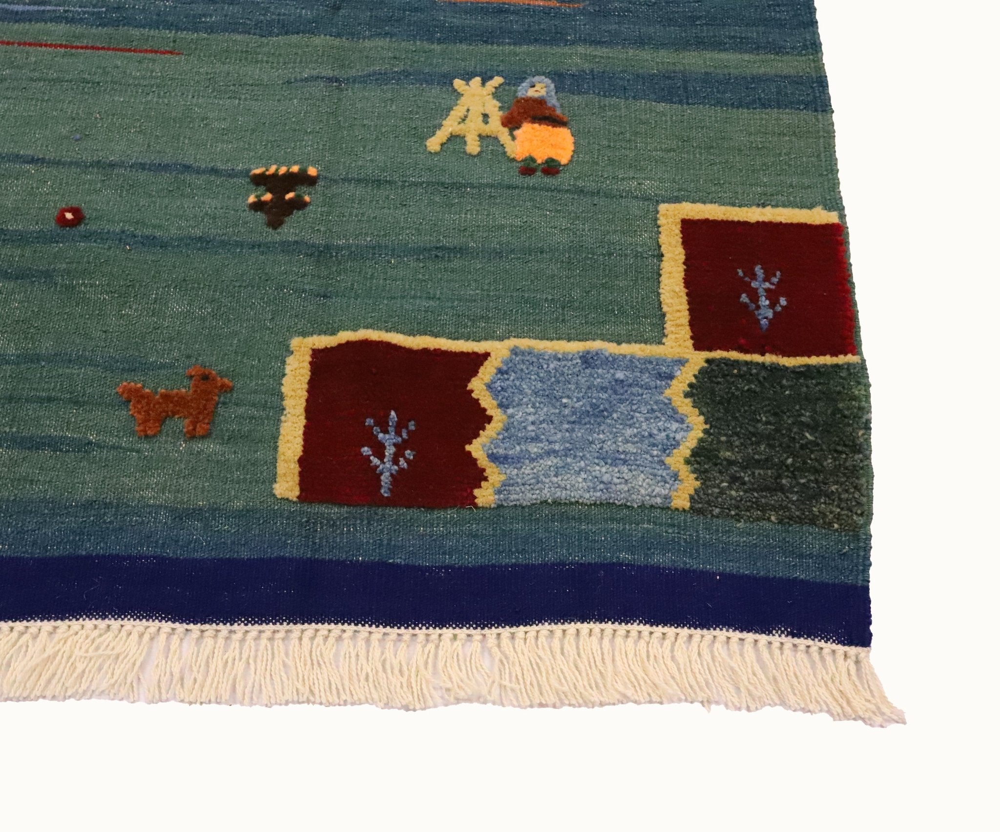 Lake Camp Kids Rug | Handmade Wool Rug for Nursery, Playrooms & Children’s Rooms - Aware House