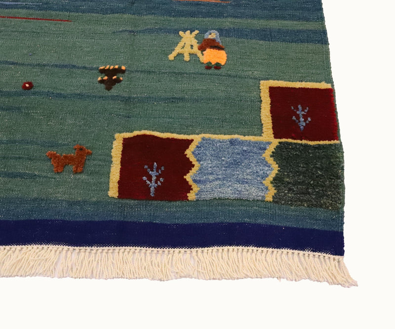 Lake Camp Kids Rug | Handmade Wool Rug for Nursery, Playrooms & Children’s Rooms-zoom-