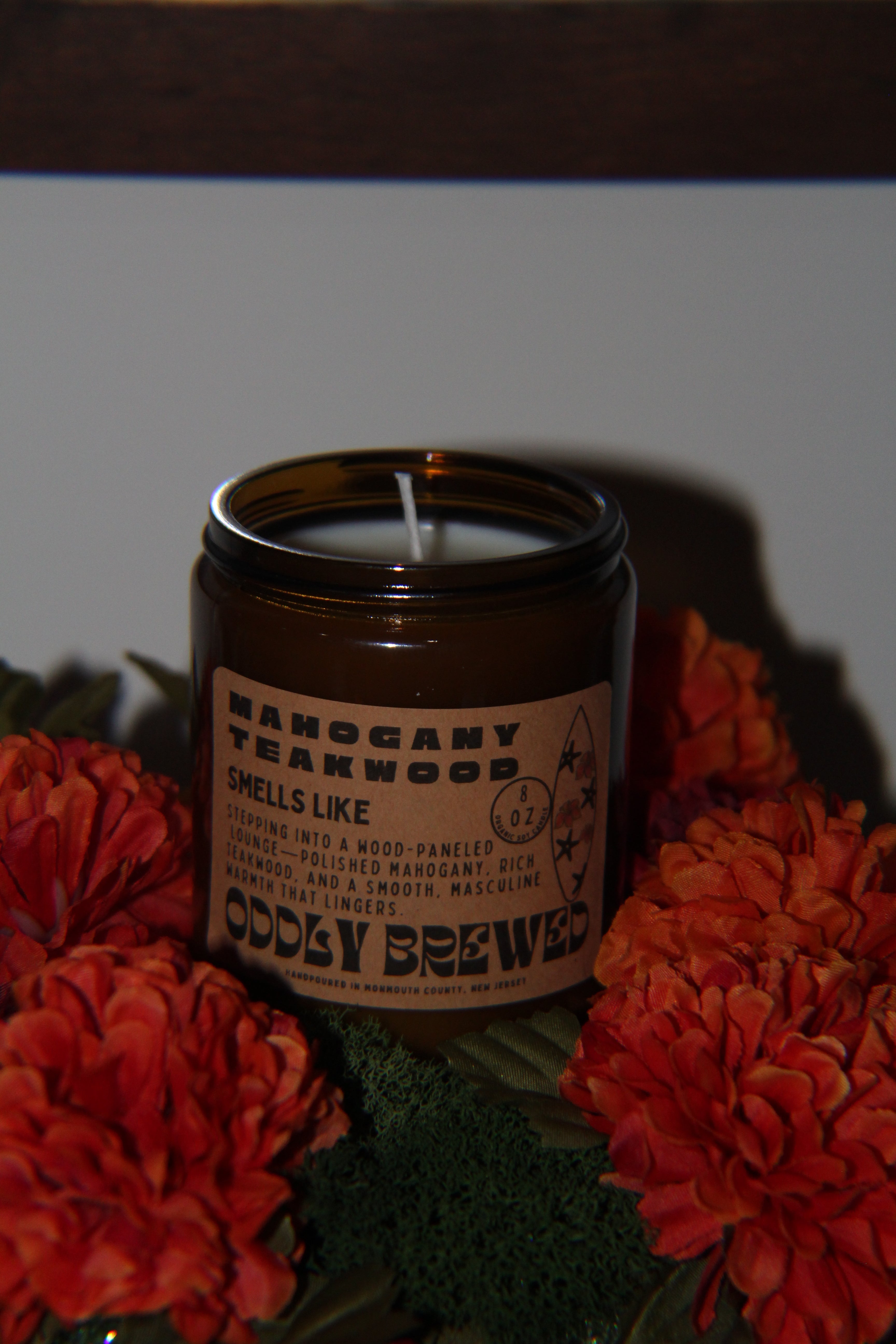 Mahogany Teakwood Soy Candle-zoom-6