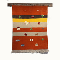 Toffee Parade Kids Rug | Handmade Wool Rug for Nursery, Playrooms & Children’s Rooms - Aware House