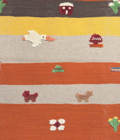 Toffee Parade Kids Rug | Handmade Wool Rug for Nursery, Playrooms & Children’s Rooms - Aware House