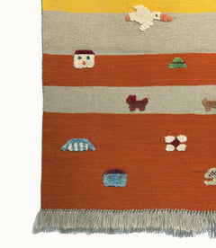 Toffee Parade Kids Rug | Handmade Wool Rug for Nursery, Playrooms & Children’s Rooms - Aware House