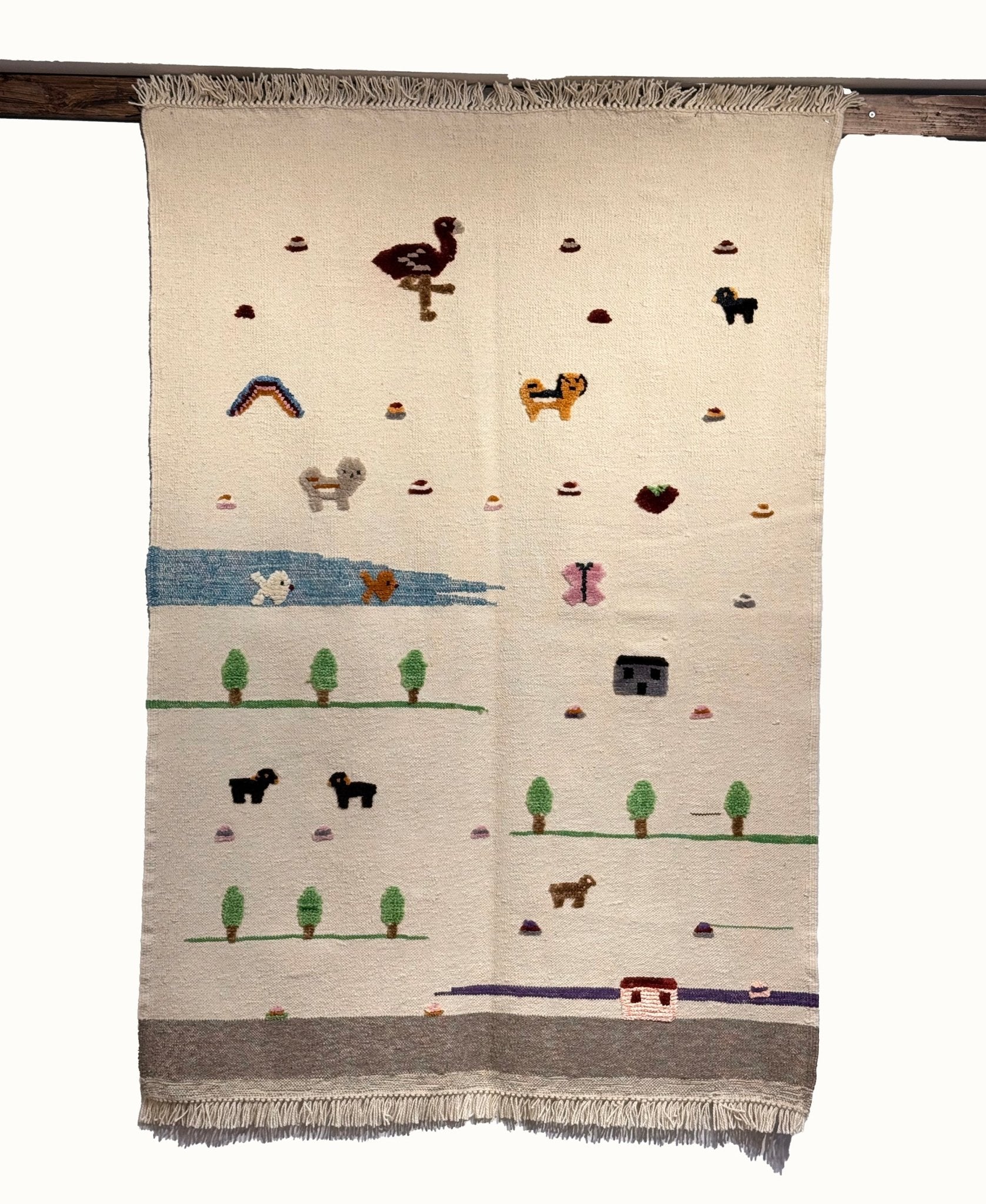 Little Rambles Kids Rug | Handmade Wool Rug for Nursery, Playrooms & Children’s Rooms - Aware House