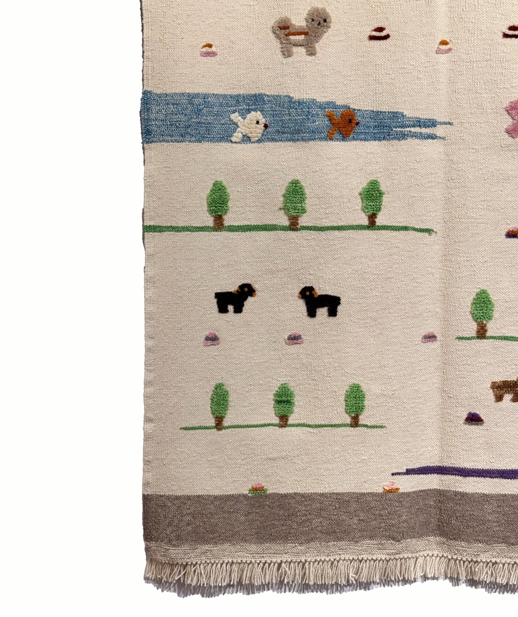 Little Rambles Kids Rug | Handmade Wool Rug for Nursery, Playrooms & Children’s Rooms - Aware House