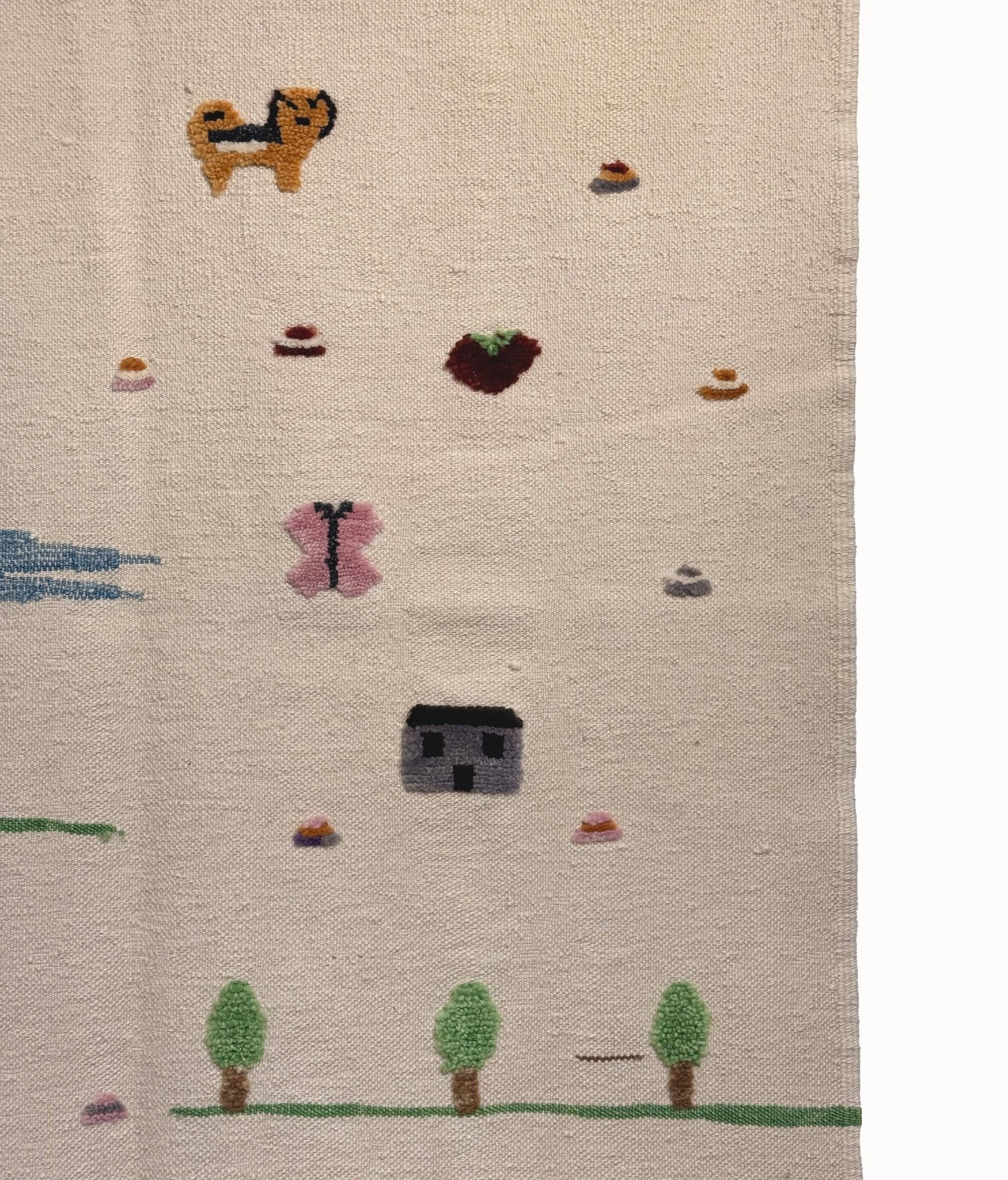 Little Rambles Kids Rug | Handmade Wool Rug for Nursery, Playrooms & Children’s Rooms - Aware House