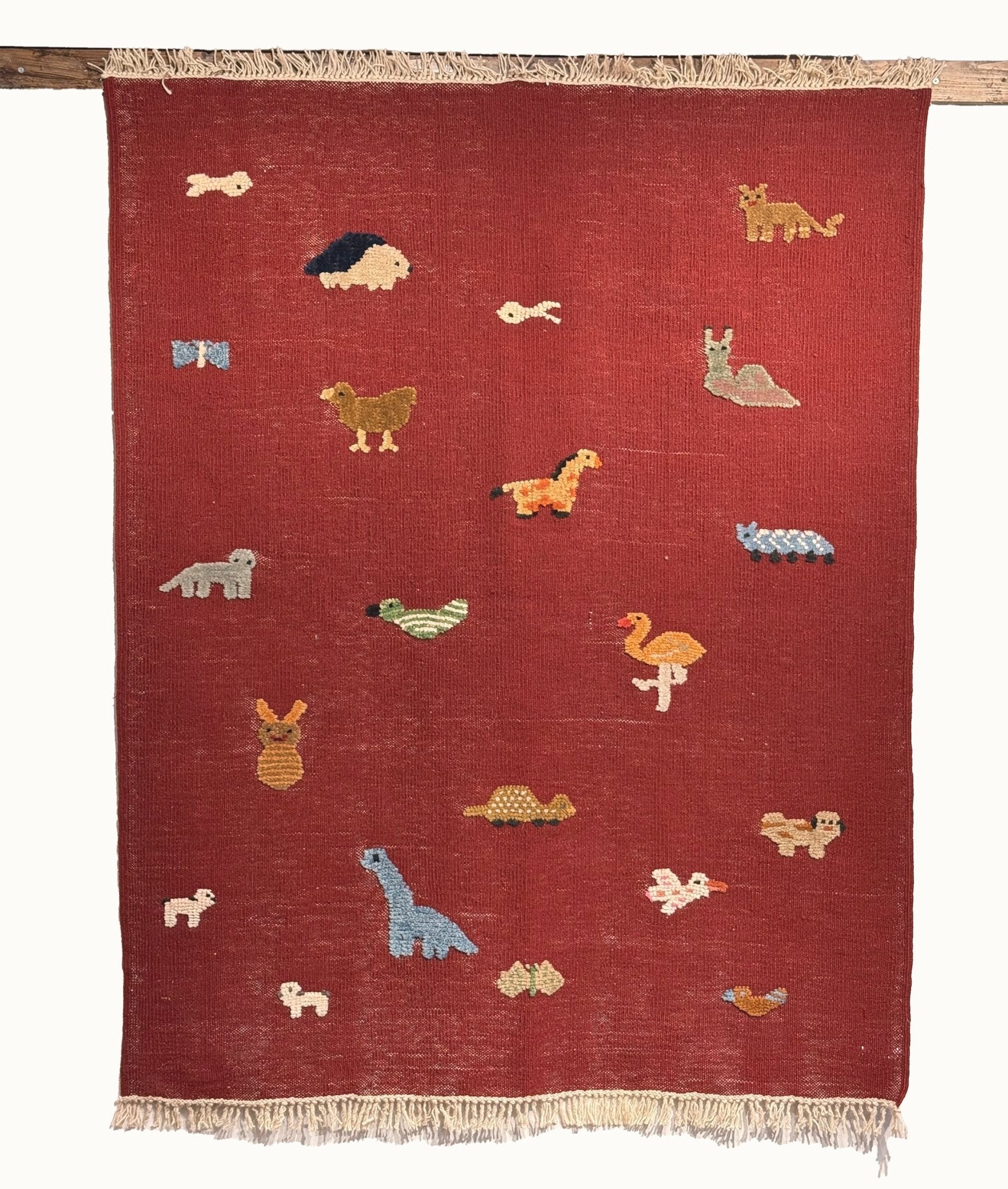 Storybook Safari Kids Rug | Handmade Wool Rug for Nursery, Playrooms & Children’s Rooms - Aware House
