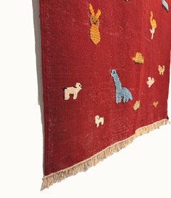 Storybook Safari Kids Rug | Handmade Wool Rug for Nursery, Playrooms & Children’s Rooms - Aware House