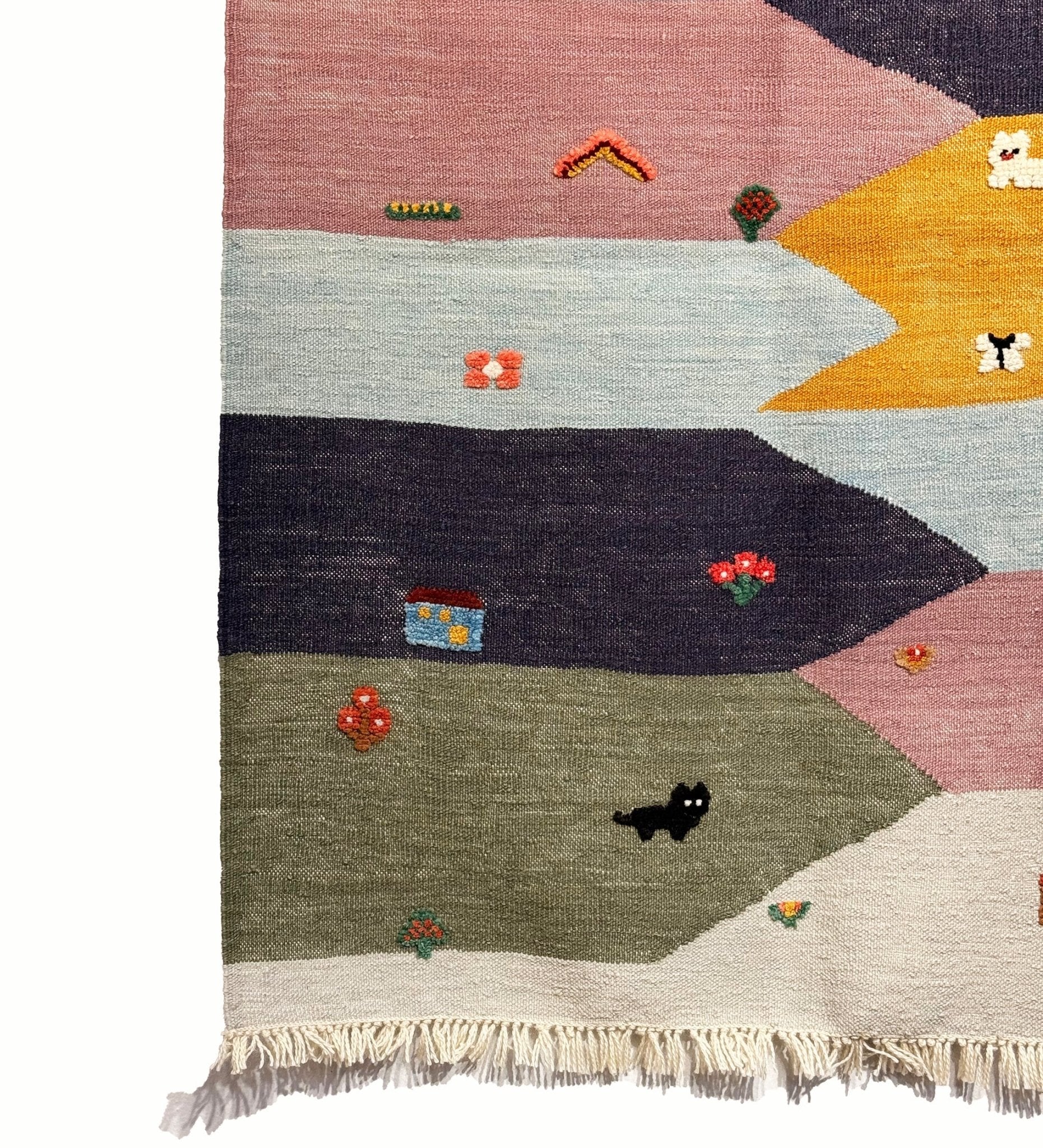 Dream Hills Kids Rug | Handmade Wool Rug for Nursery, Playrooms & Children’s Rooms - Aware House