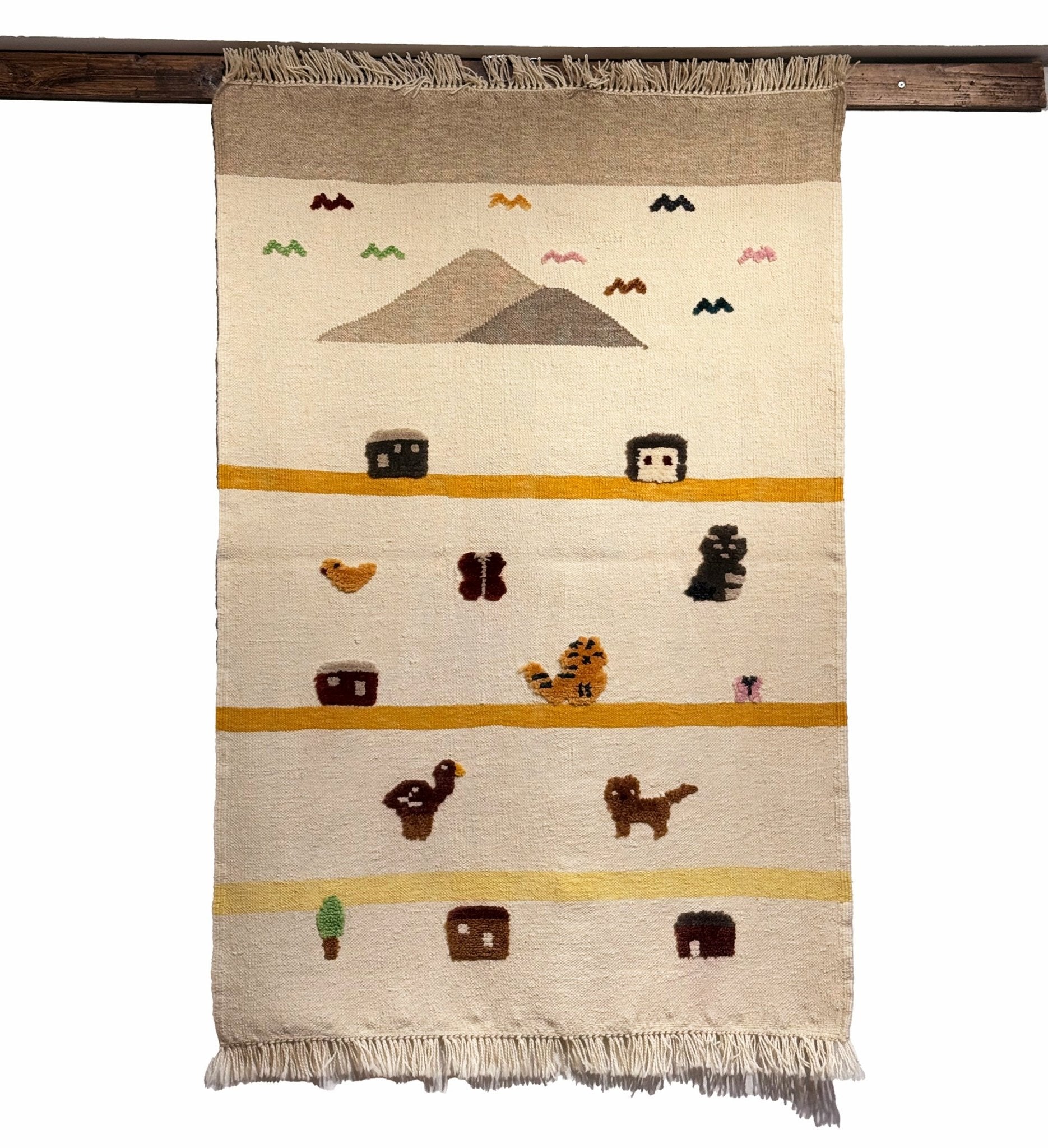 Little Foothills Kids Rug | Handmade Wool Rug for Nursery, Playrooms & Children’s Rooms - Aware House