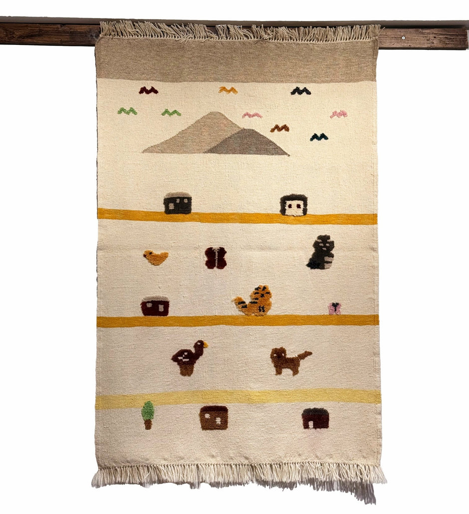 Little Foothills Kids Rug | Handmade Wool Rug for Nursery, Playrooms & Children’s Rooms - Aware House