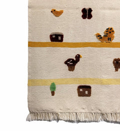 Little Foothills Kids Rug | Handmade Wool Rug for Nursery, Playrooms & Children’s Rooms - Aware House