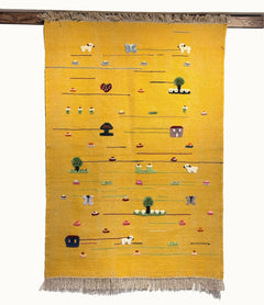 Buttercup Trail Kids Rug | Handmade Wool Rug for Playrooms & Nurseries - Aware House