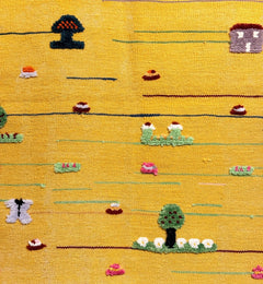 Buttercup Trail Kids Rug | Handmade Wool Rug for Playrooms & Nurseries - Aware House