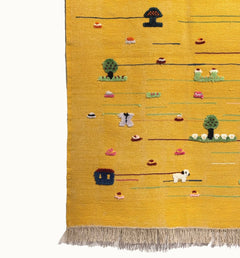 Buttercup Trail Kids Rug | Handmade Wool Rug for Playrooms & Nurseries - Aware House