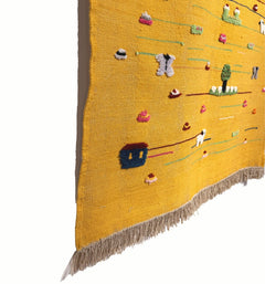 Buttercup Trail Kids Rug | Handmade Wool Rug for Playrooms & Nurseries - Aware House