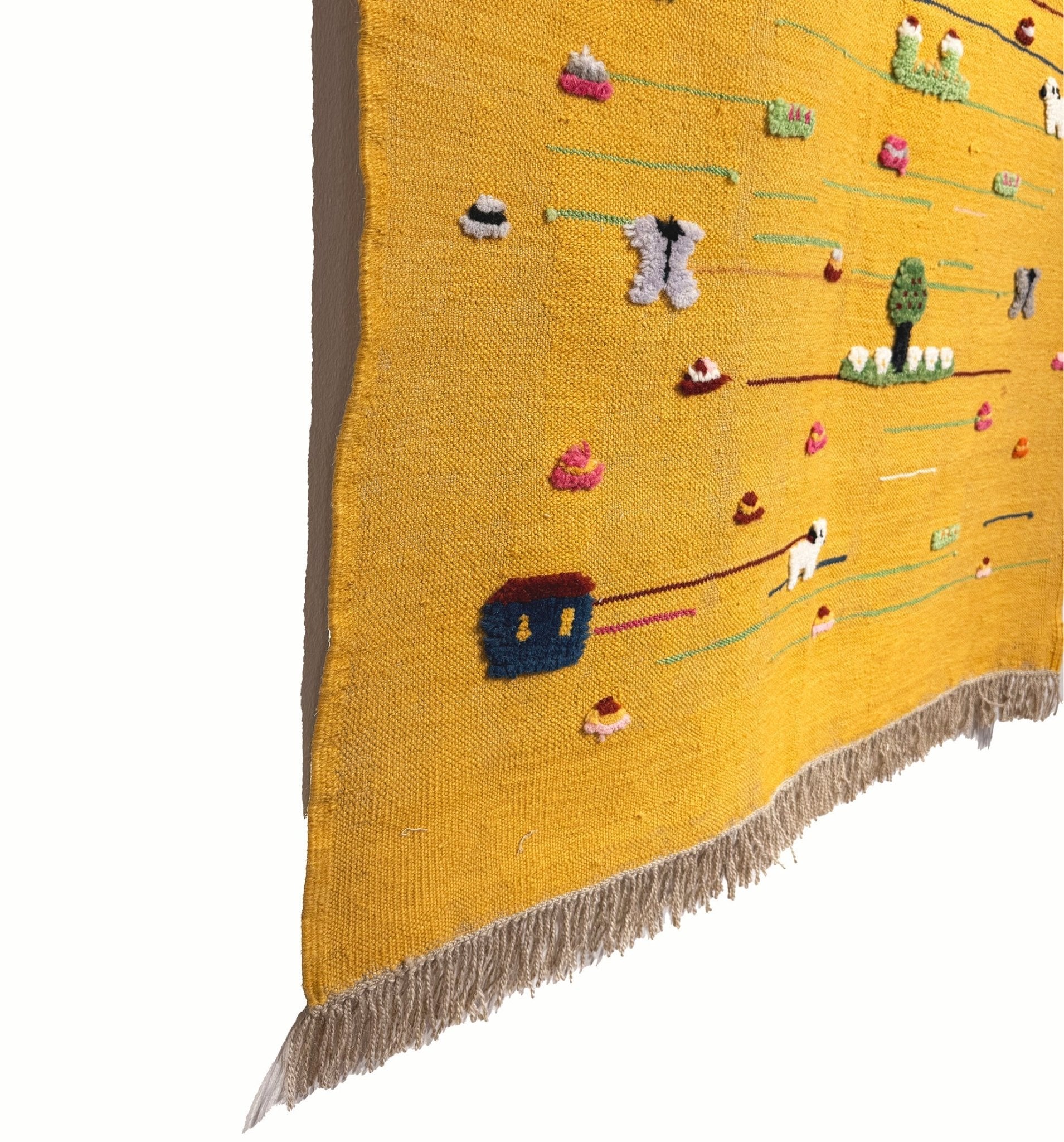 Buttercup Trail Kids Rug | Handmade Wool Rug for Playrooms & Nurseries - Aware House