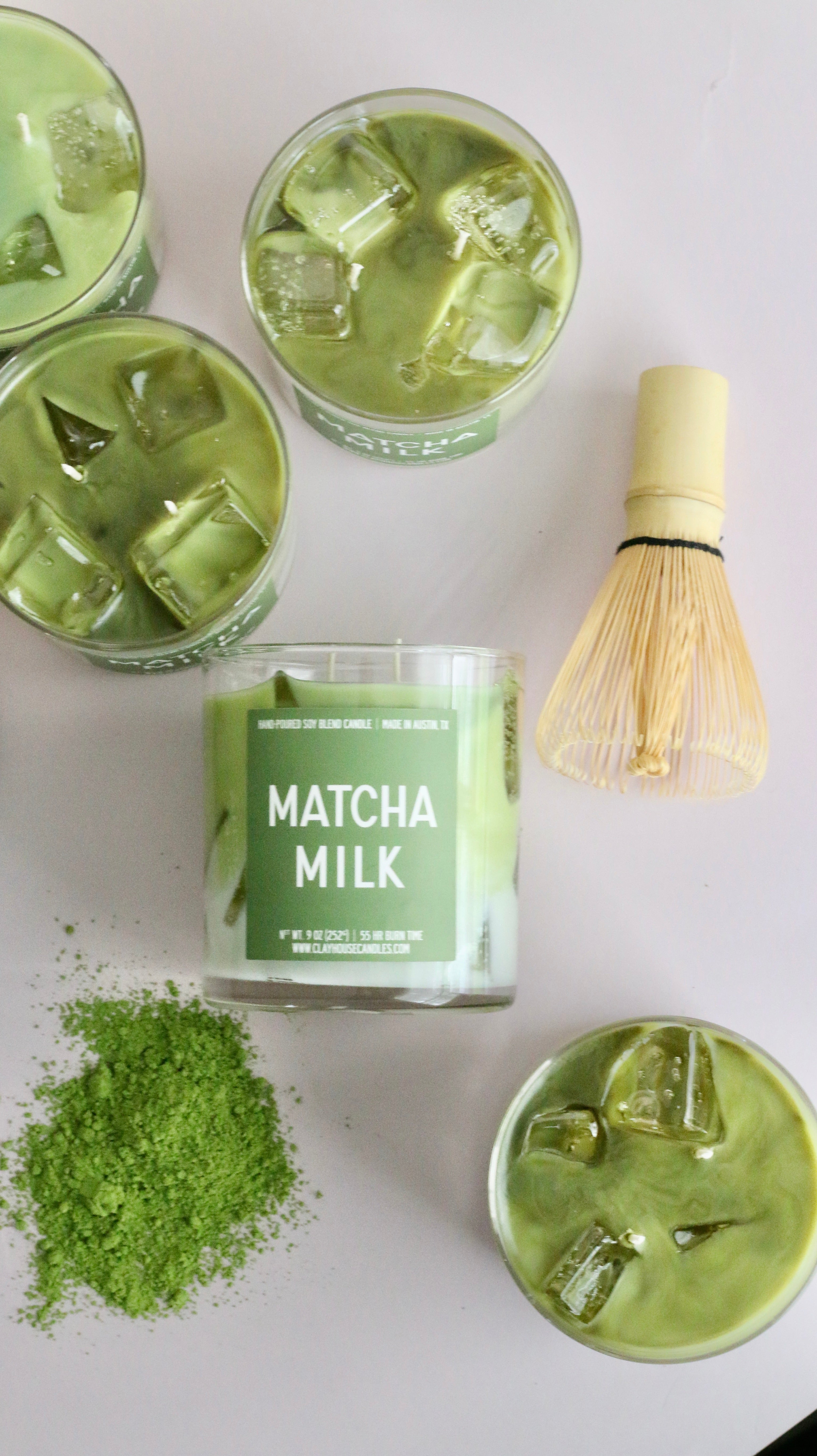 Matcha Milk Container Candle-zoom-3