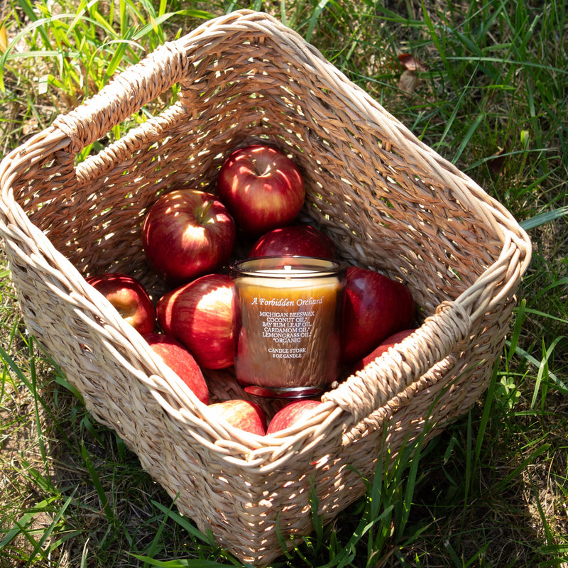 A Forbidden Orchard Beeswax Candle-zoom-