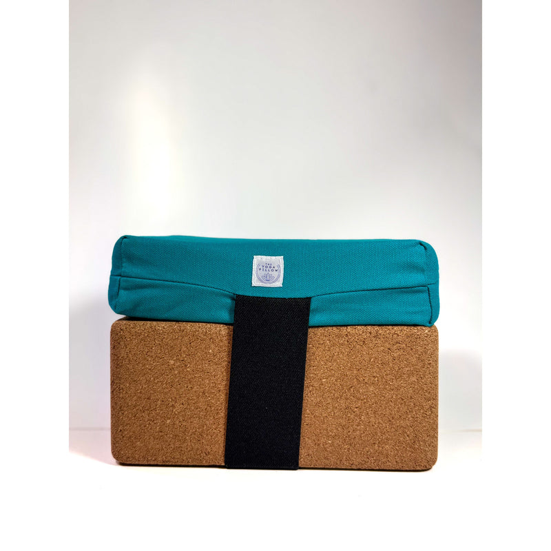 Sea Glass Teal Lite Yoga Pillow-zoom-